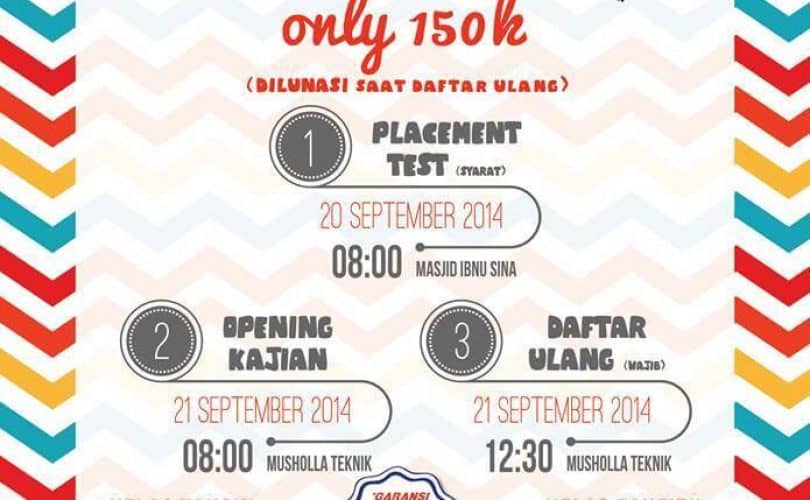 Penerimaan Santri Baru Kampus Tahfizh Yogyakarta Angkatan #4