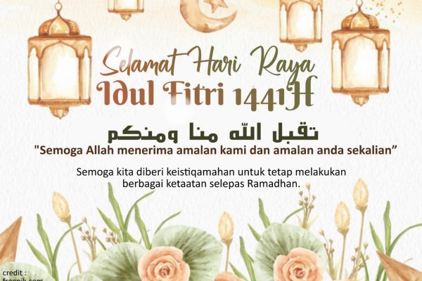 Selamat Hari Raya Idul Fitri 1441H
