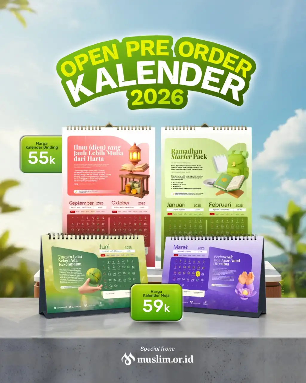 Pre Order Kalender 2026